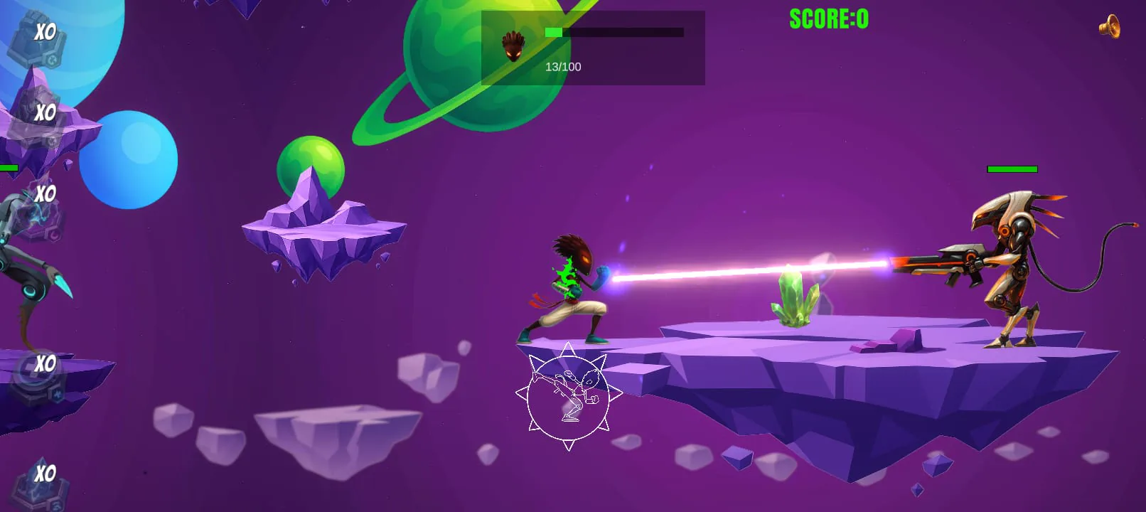Galactic Warrior — capture de gameplay 3